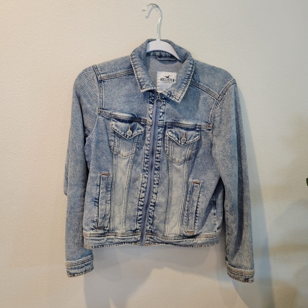 Hollister Denim Trucker Jacket Size S